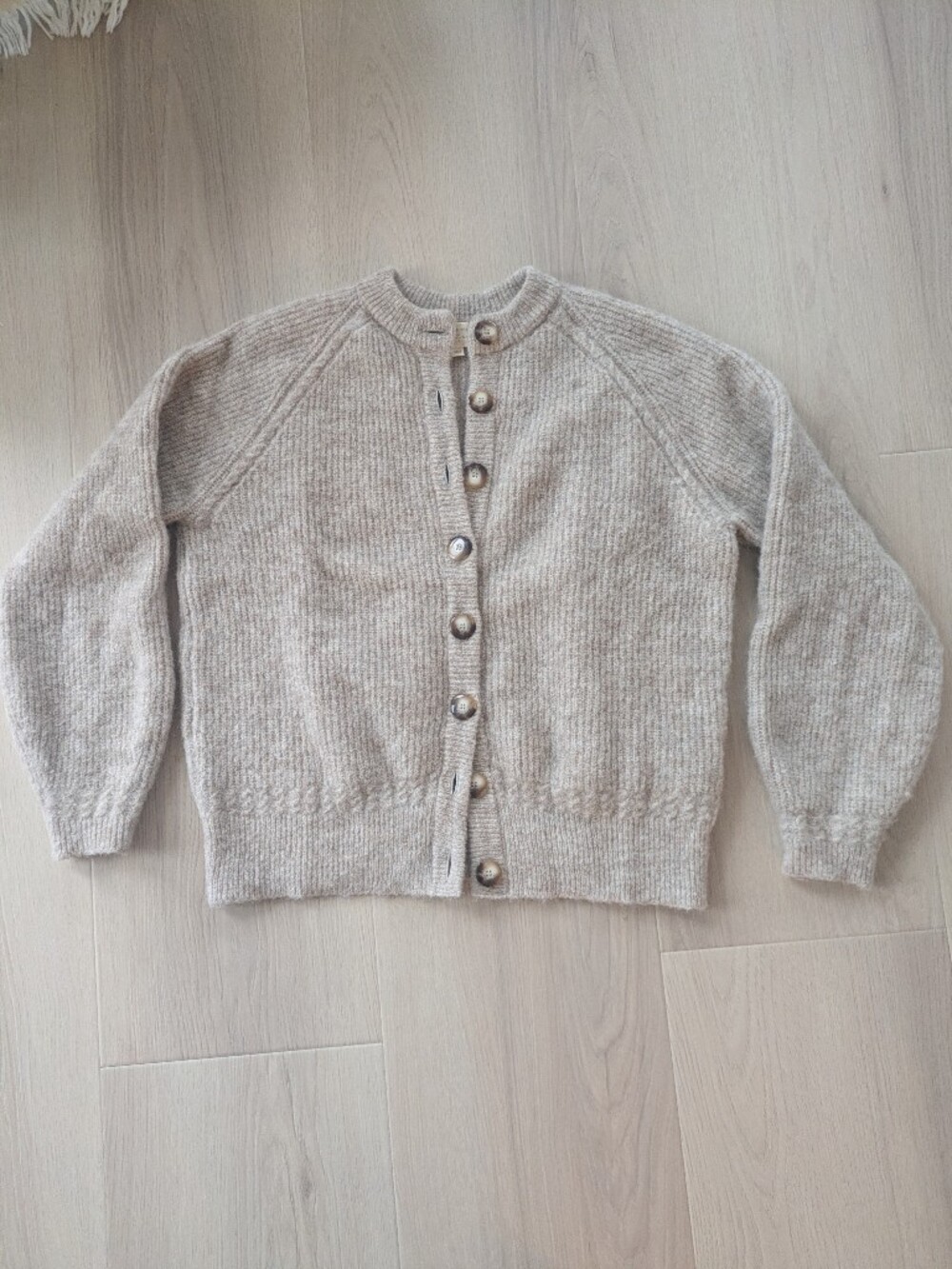 Sezane Othello Baby Alpaca Cardigan XXS